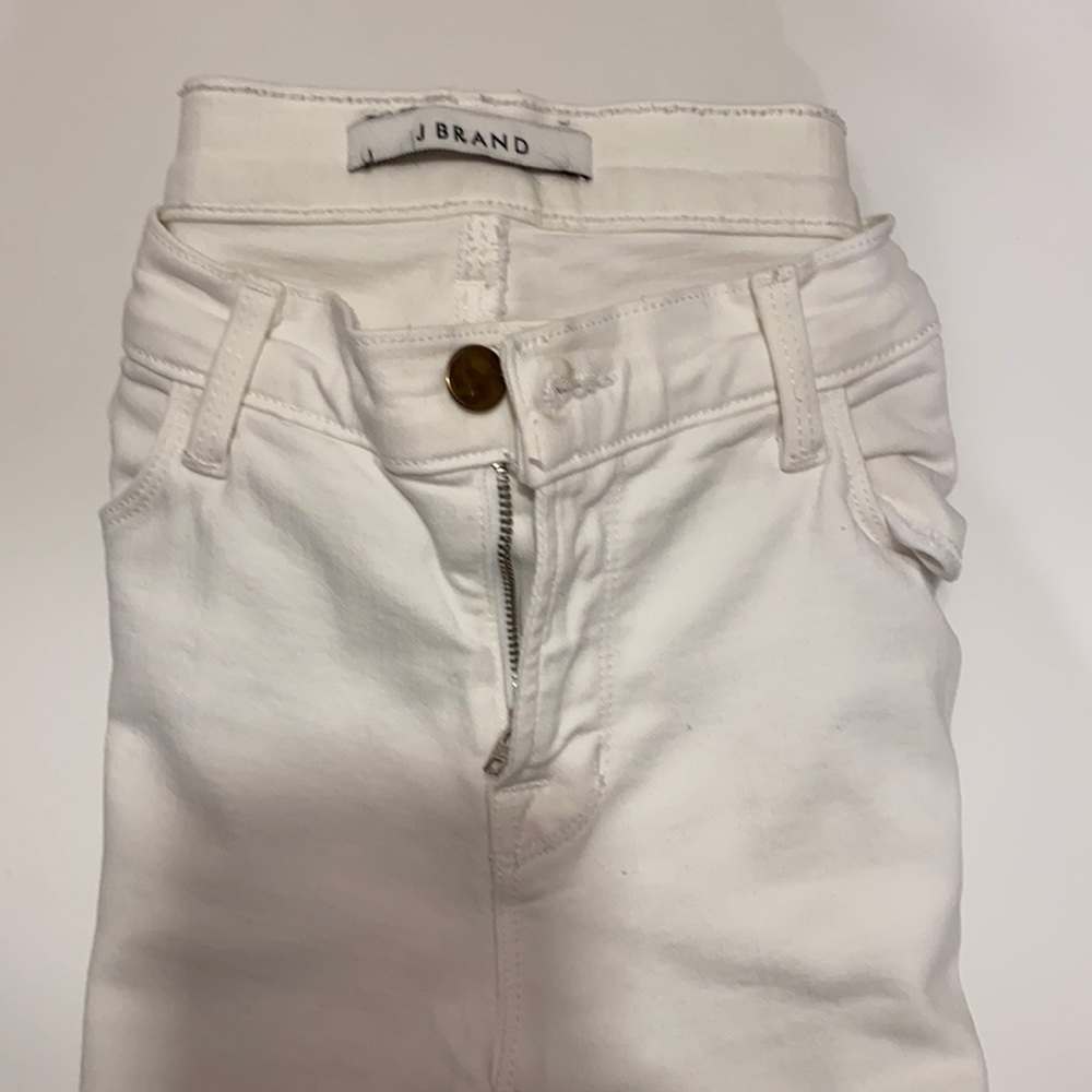 J Brand Cropped Distressed Jeans